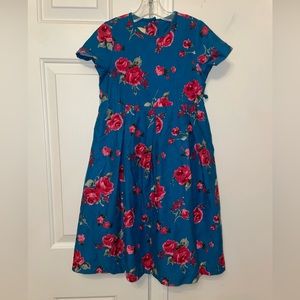 Laura Ashley vintage Mother and Child girls floral dress size 6 years  90s